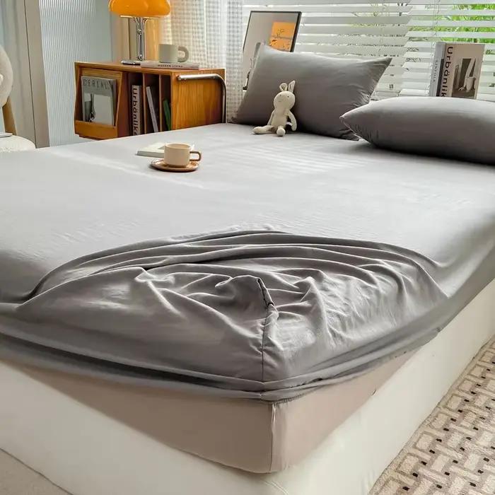 Drap-housse 100% coton avec bande élastique 360