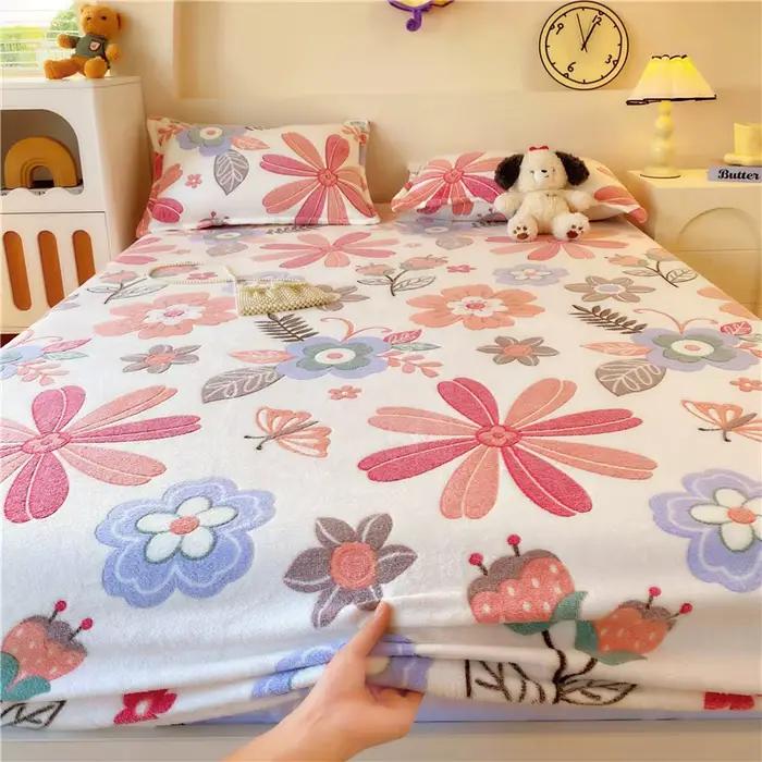 Drap de lit en flanelle polaire