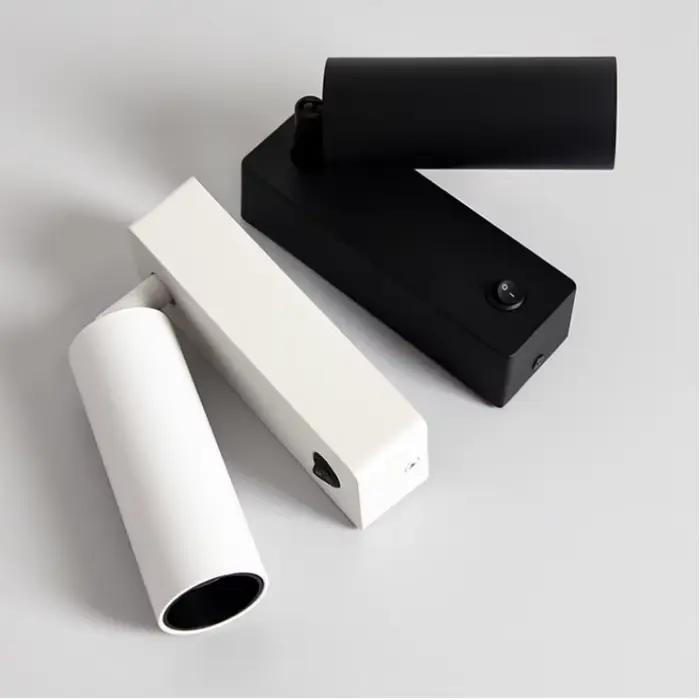 Lampe de lecture haut de gamme Moderne pliante horizontale 350 ° Rotation verticale 90 ° Applique murale chambre