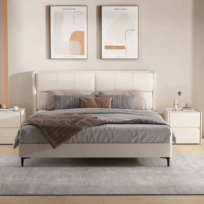 Table de chevet glamour au design minimaliste italien