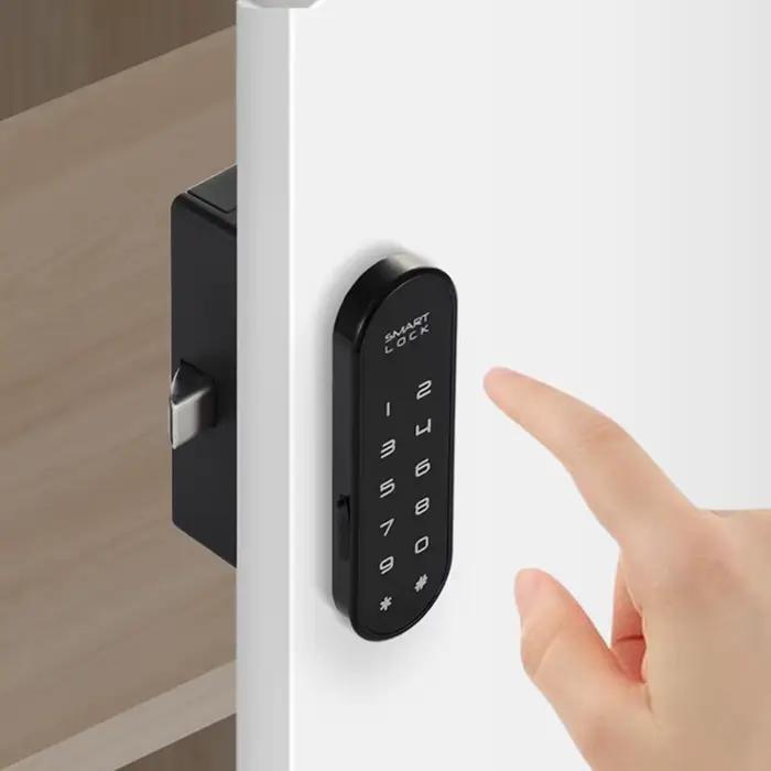 Serrure de tiroir d'armoire à mot de passe avec clavier tactile électrique
