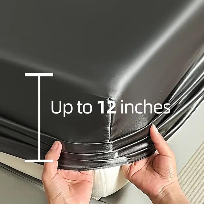 Ensemble de draps-housses en Satin de luxe
