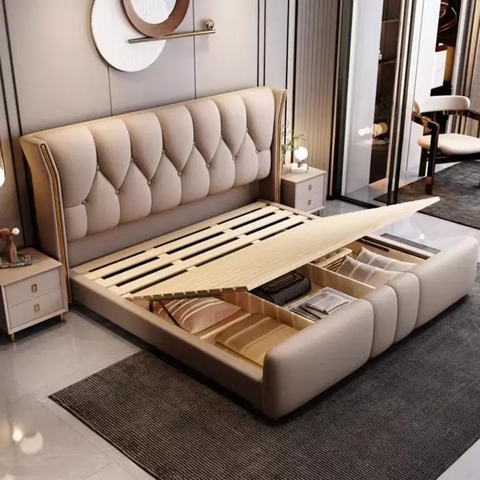 Table de chevet multifonctionnelle de luxe moderne