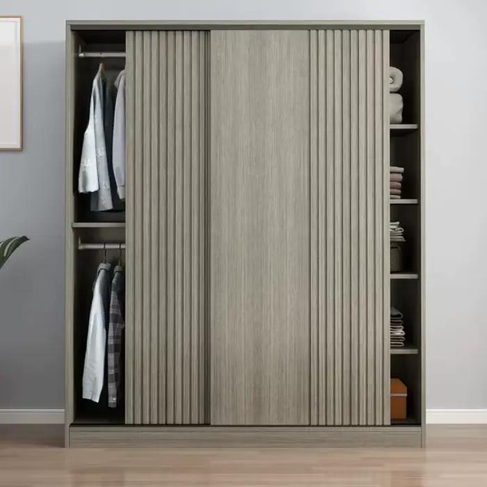 Armoire de chambre à coucher avec système de rangement coulissant