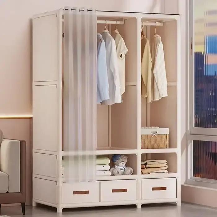 Armoire de Rangement en Tissu pour Chambre à Coucher
