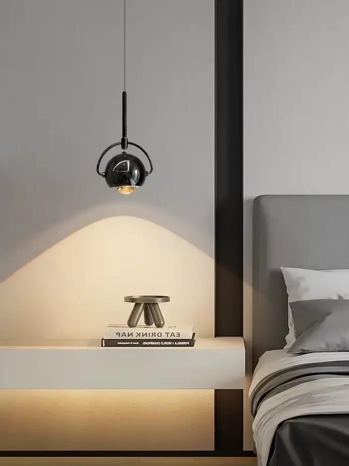 Lampe suspendue en frêne au design nordique simple