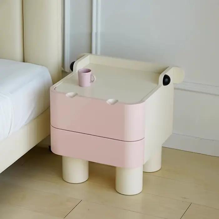 Table De chevet De beauté moderne, tiroir tendance, Table De chevet élégante, Design classique, meubles De dortoir