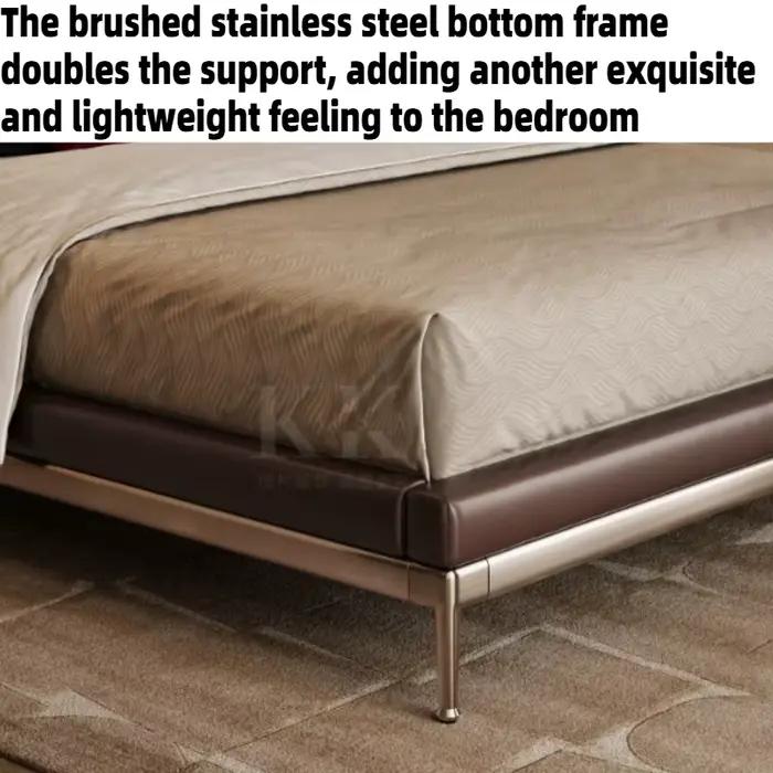 Lits et cadres de lit de luxe italiens pour chambre à coucher