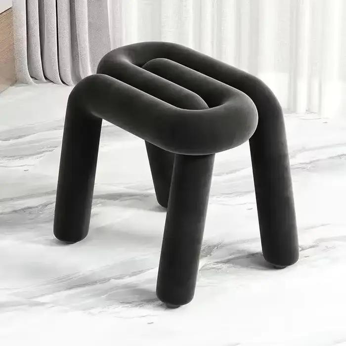 Coiffeuse maquillage flanelle tabouret luxe chaise confortable