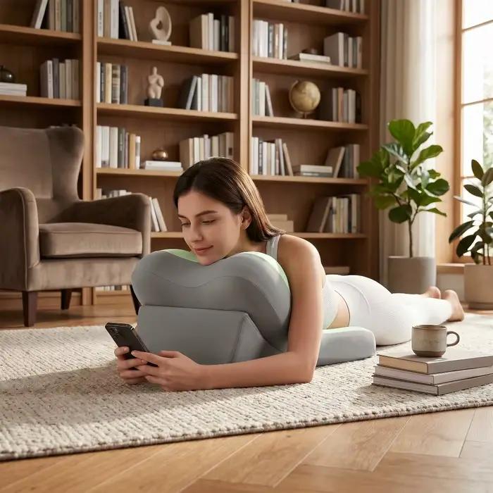 Coussin de lit ergonomique en mousse à mémoire de forme