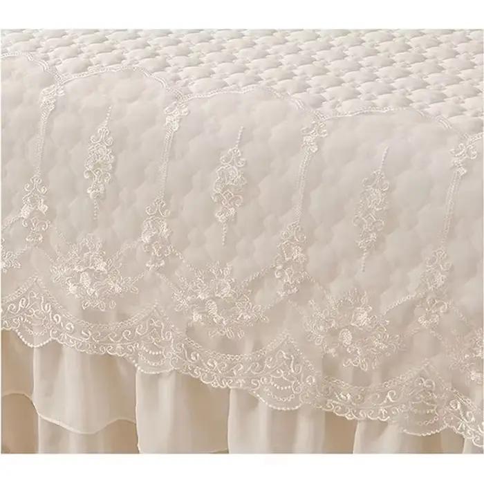 Drap de lit matelassé épais blanc