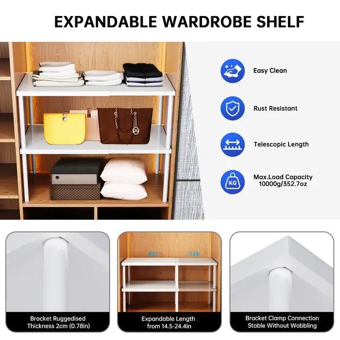 Panier de boîte de rangement pour garde-robe pour organiser les vêtements