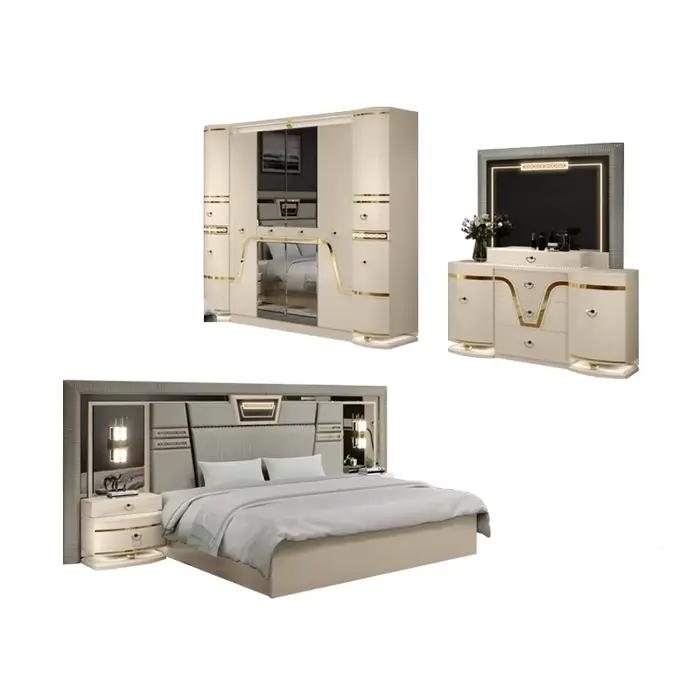 # Ensemble de meubles de chambre à coucher en MDF