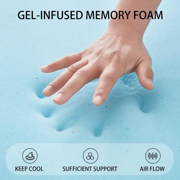 Meilleur prix Surmatelas en mousse à mémoire de forme ventilée de 2 pouces