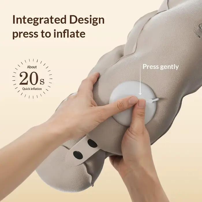 Oreiller nuage en forme de U pour un rangement facile des oreillers de cou de chaise de bureau