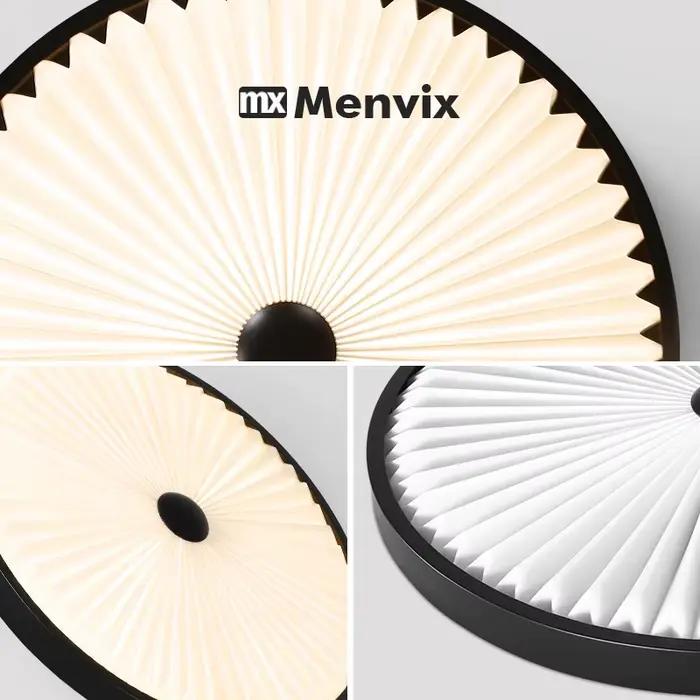 Menvix noir chambre plafonnier moderne minimaliste