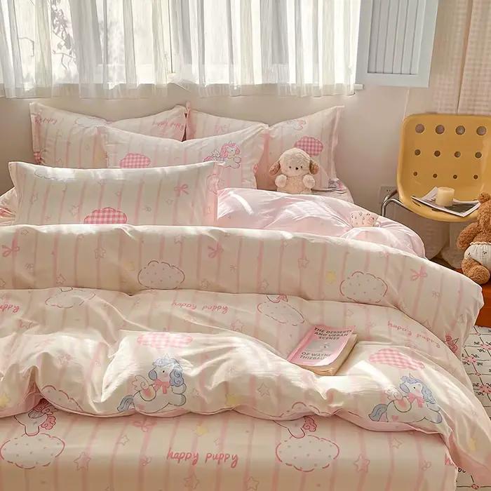 Ensemble de housse de couette 100% coton