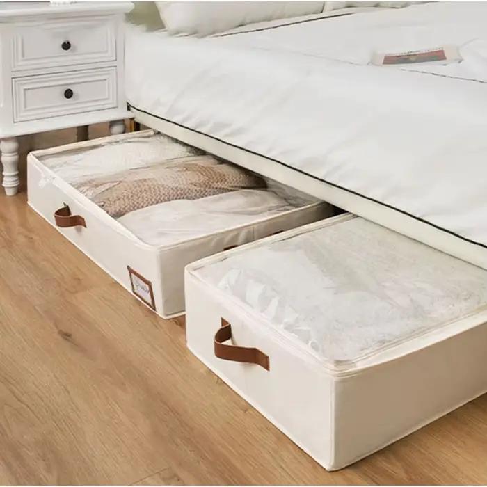 Boîte de rangement pliable sous le lit pour vêtements