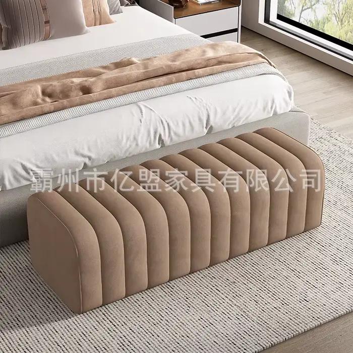 Banc de lit moderne, tabouret de chambre à coucher