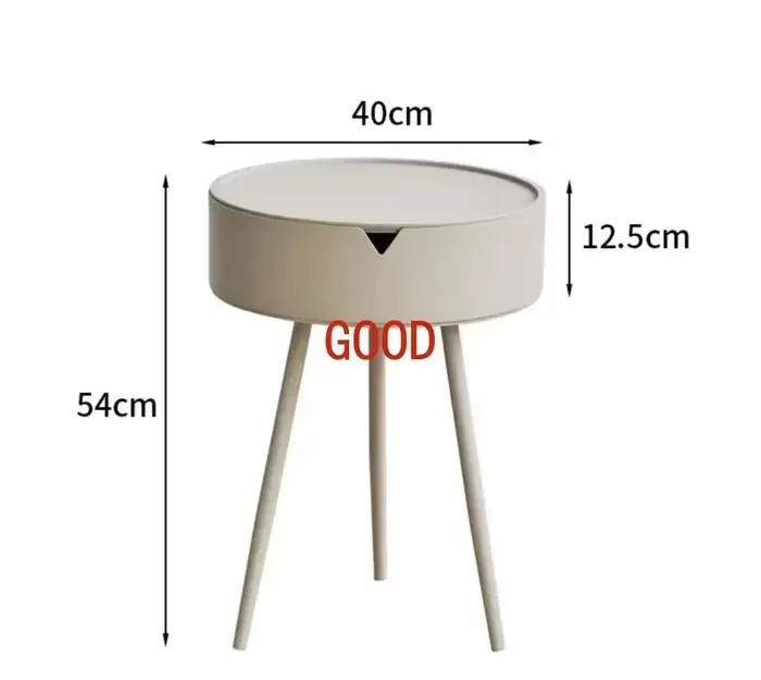 Table de chevet moderne et simple pour chambre à coucher