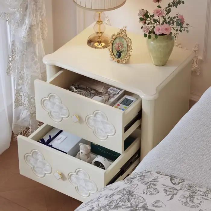 Table de chevet esthétique moderne en bois