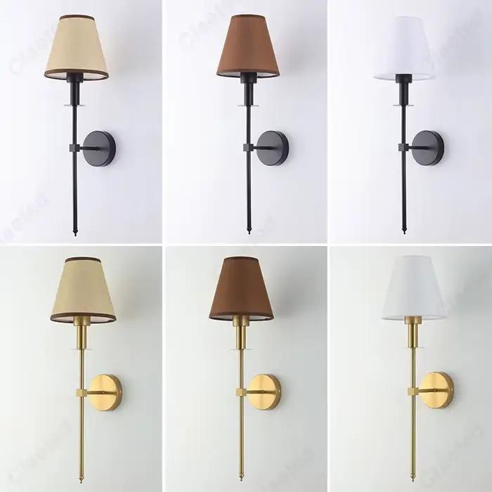 Applique Murale LED en Tissu, Luminaire Décoratif d'Nik, Idéal pour une Chambre à Coucher, un Hôtel, un Salon ou un Couloir