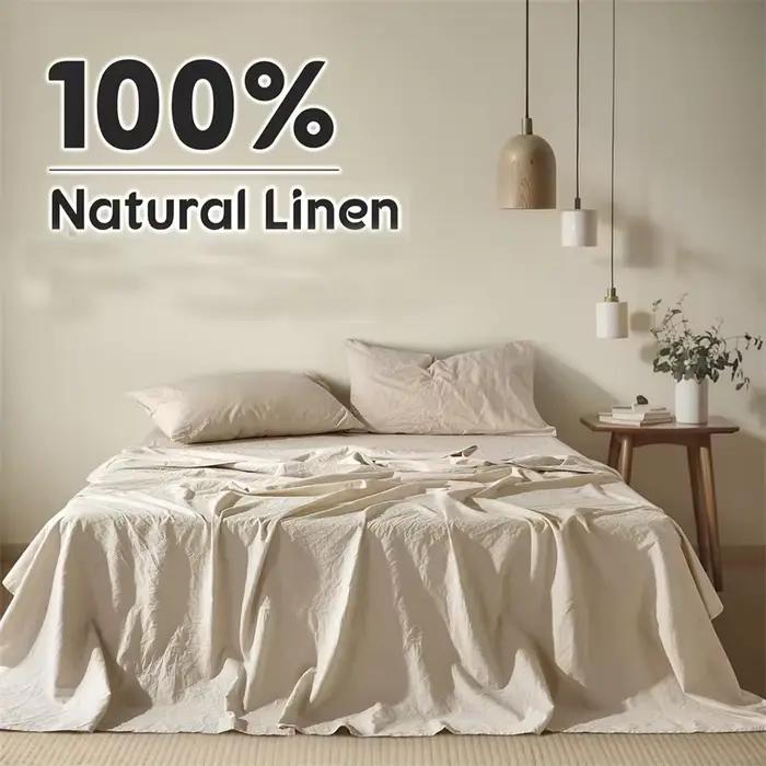 Parure de lit en lin lavé – Housse de couette