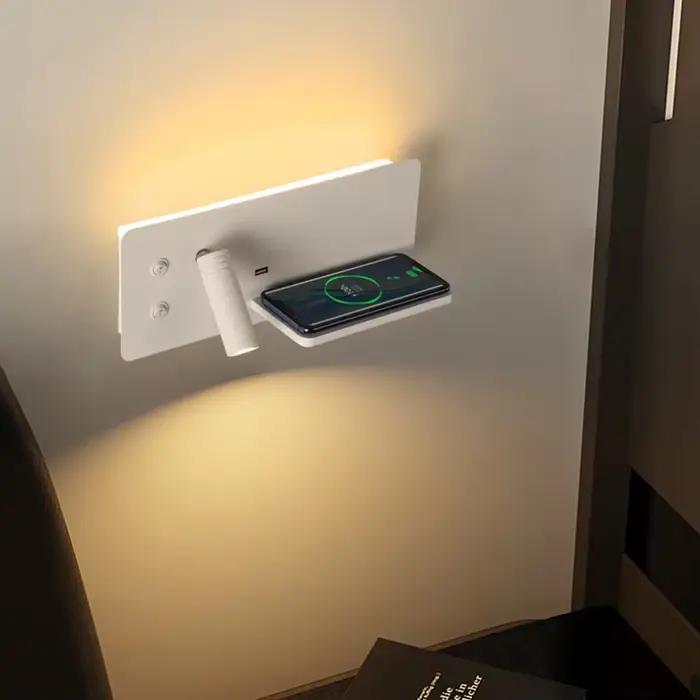Applique murale Led à chargement sans fil