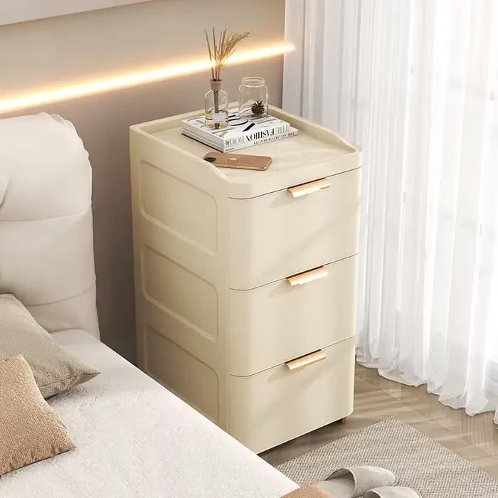 Armoire de rangement de chevet de style tiroir