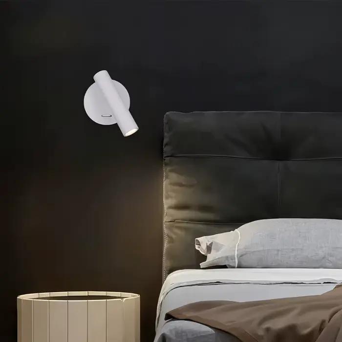 Applique murale de chevet minimaliste moderne montée en Surface
