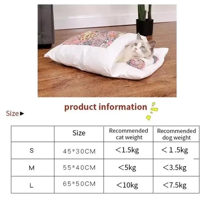 Lit Kawaii PerfecCats pour animaux de compagnie