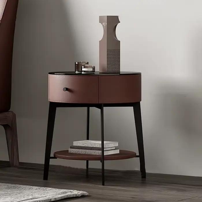 Table de chevet moderne de luxe avec rangement
