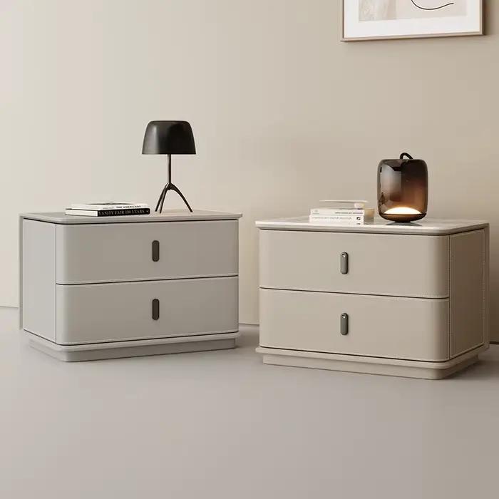 Avec tiroirs Table De chevet De luxe moderne italien élégant Tables