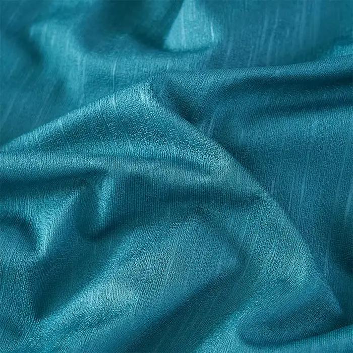 Couettes de lit en coton et lin de couleur unie