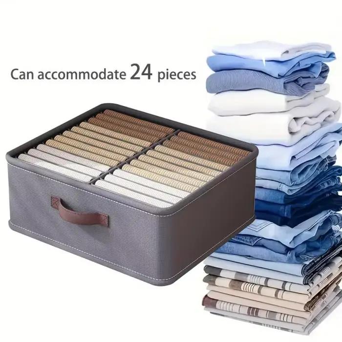 Organisateur de rangement de vêtements de garde-robe à 14/16/24 grilles