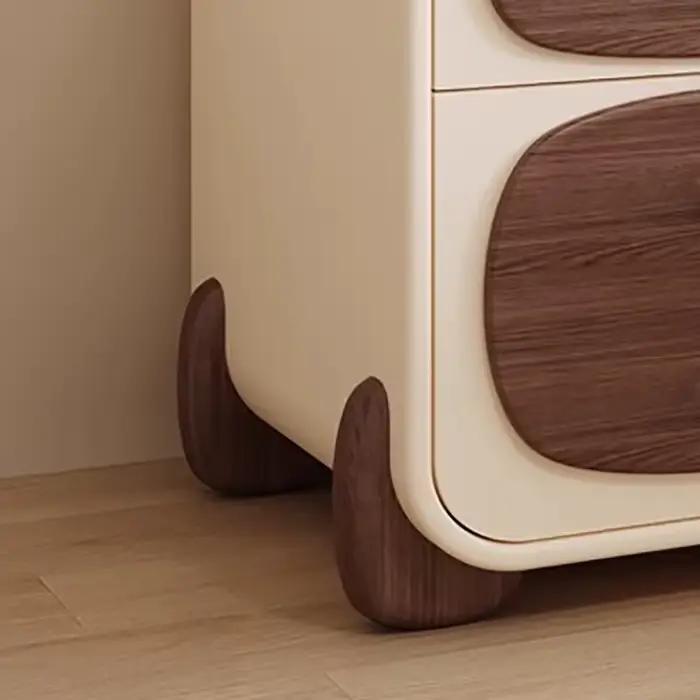 Tables de chevet européennes Kawaii avec tiroirs