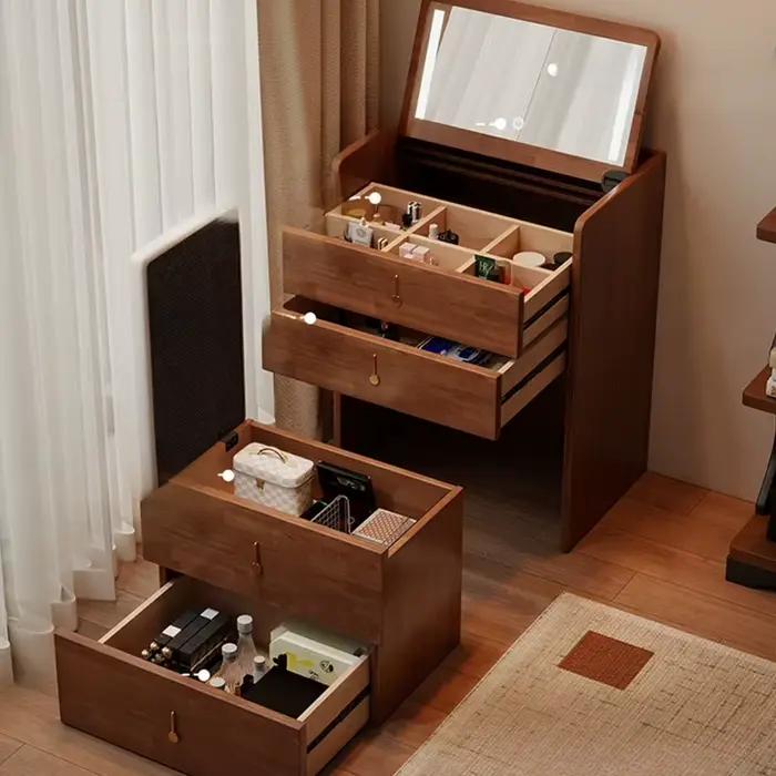Coiffeuse en bois pour femmes