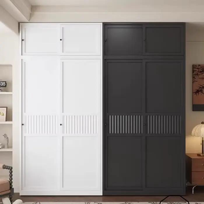 Placard De rangement De garde-robe noir Simple
