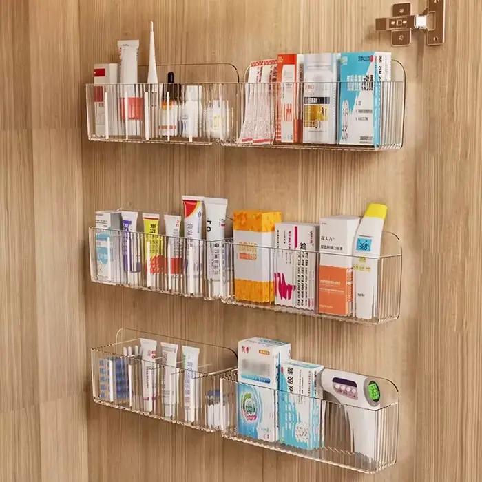 1 pièce - Boîte de rangement murale multifonctionnelle - adaptée au stockage quotidien de médicaments