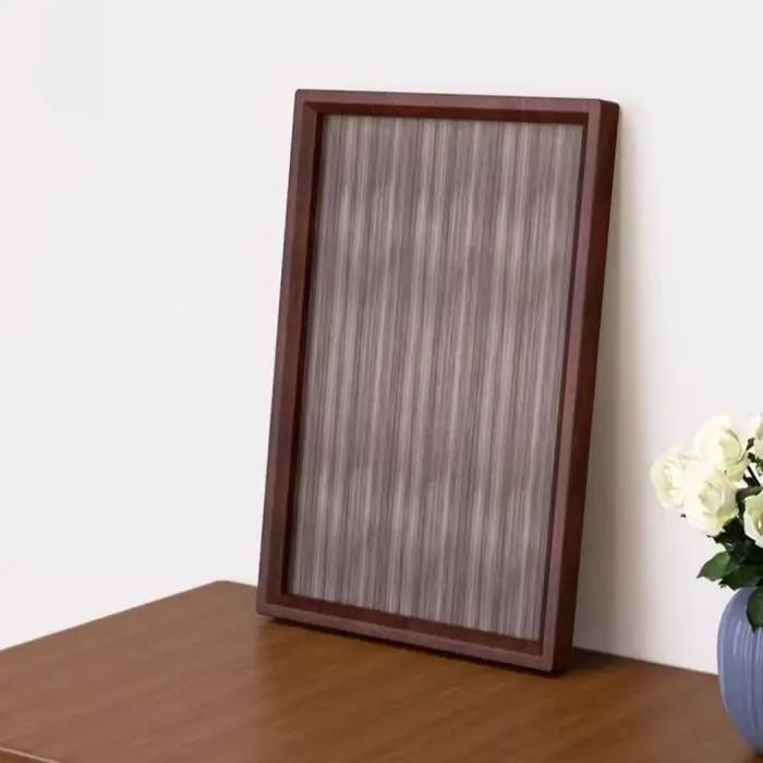 Table de chevet pliante en bois massif