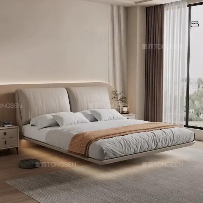 Tête De lit minimaliste en cuir