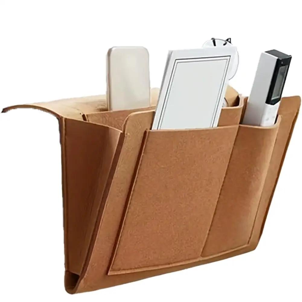 Sac de rangement suspendu pour chevet, boîte de rangement pour téléphone portable, télécommande, mou