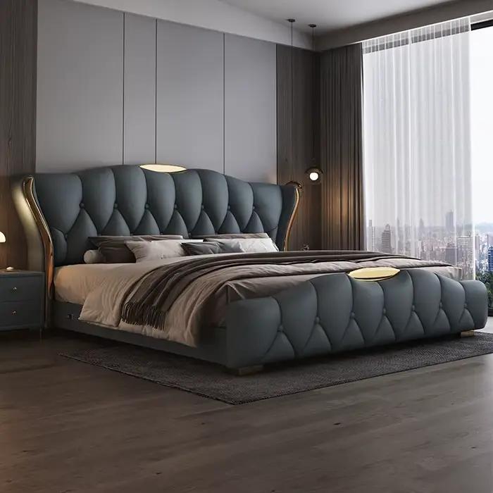 Lit double moderne 200x220cm