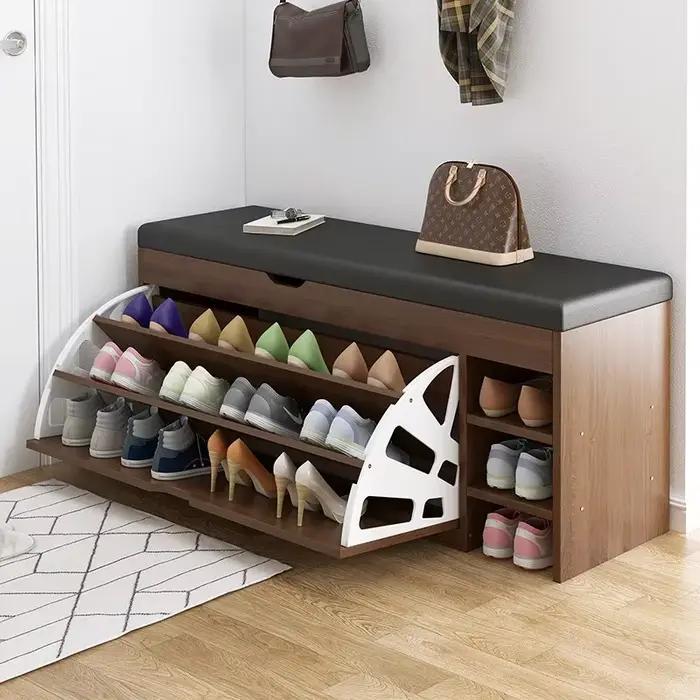 Armoire à chaussures tabouret entrée de maison