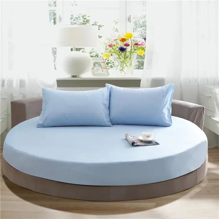 Drap-housse rond d'hôtel avec bande élastique