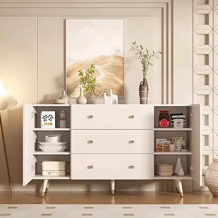 Rangement poignées simples pour armoires tiroirs minimalistes vitrine moderne à la mode gain de place Woonkamer Kasten meubles
