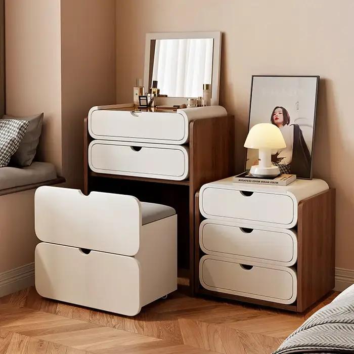 Coiffeuse de luxe avec miroir relevable 60 cm