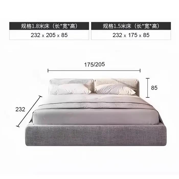 Tête de lit de luxe esthétique moderne pour garçon
