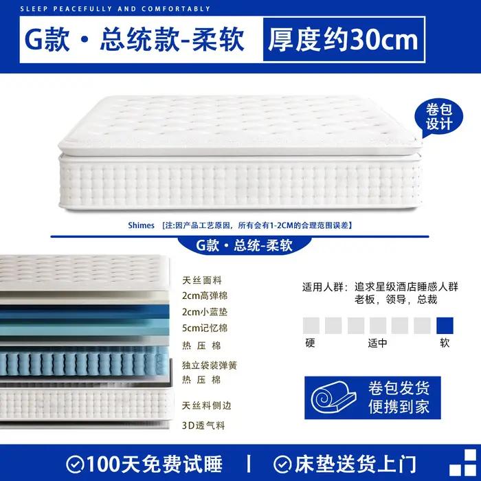 Matelas Double Confortables pour Chambre à Coucher