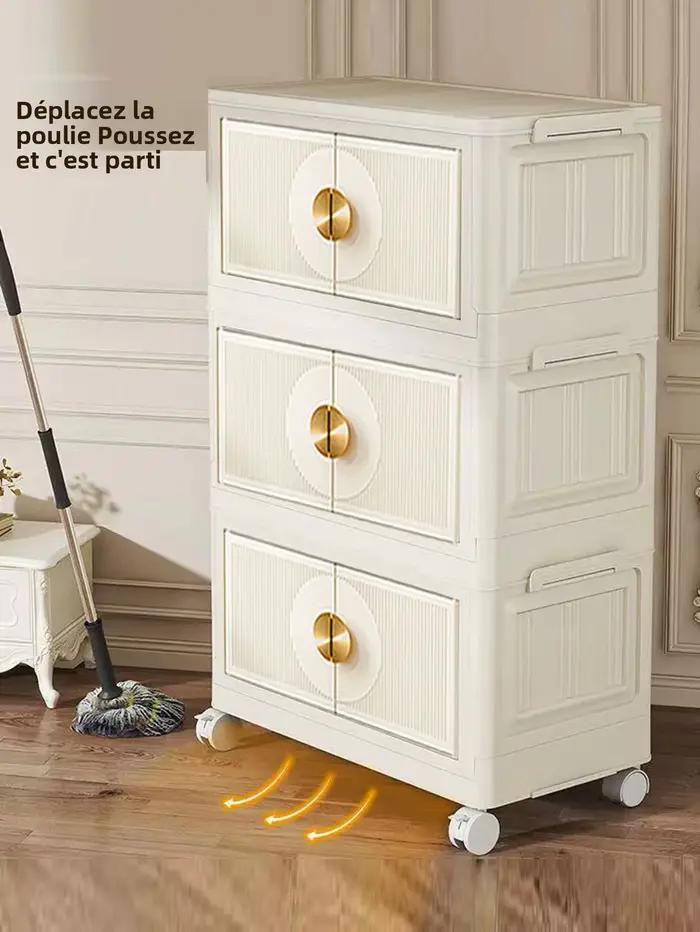 Armoire de rangement pliable multifonctionnelle Grande capacité